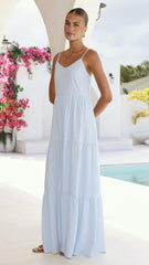 Shelley Maxi Dress - Blue
