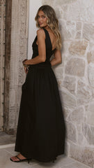 Sanya Maxi Dress - Black