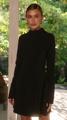 Leila Mini Dress - Black