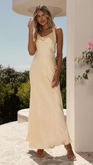 Eva Maxi Dress - Yellow