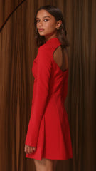 Leila Mini Dress - Red