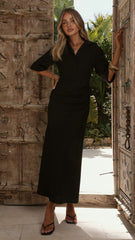 Sydney Maxi Dress - Black