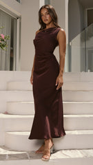 Gigi Maxi Dress - Chocolate