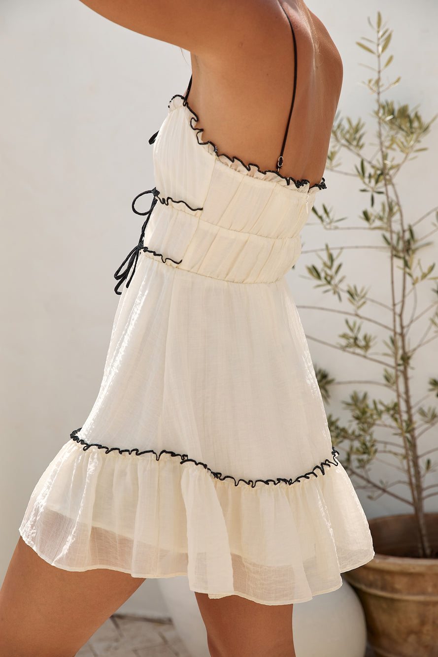 Understand It Mini Dress Cream