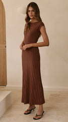 Marni Maxi Dress - Chocolate