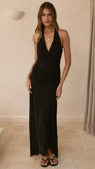 Meredith Maxi Dress - Black
