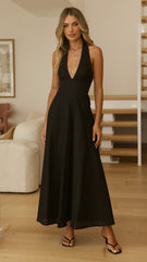 Skye Maxi Dress - Black