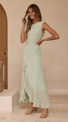 Sareiah Maxi Dress - Sage