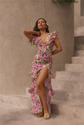 Truly Mesmerising Maxi Dress Pink