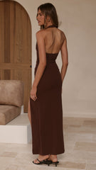 Jessica Maxi Dress - Chocolate