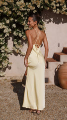 Chiara Maxi Dress - Lemon
