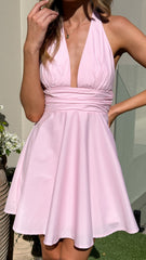 Anara Mini Dress - Pink