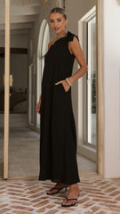 Hallie Maxi Dress - Black