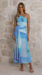 Kourt Maxi Dress - Blue