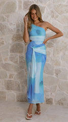 Kourt Maxi Dress - Blue
