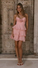 Tenaia Mini Dress - Pink