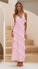 Sophia Maxi Dress - Soft Pink