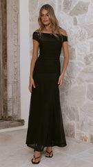 Malayah Maxi Dress - Black