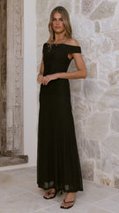 Malayah Maxi Dress - Black