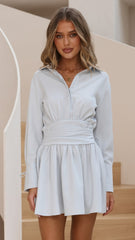 Janessa Mini Dress - Blue