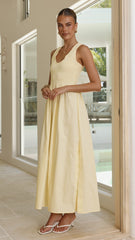 Amira Maxi Dress - Yellow