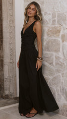 Sanya Maxi Dress - Black