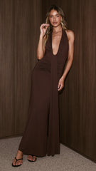 Remi Maxi Dress - Chocolate
