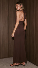 Remi Maxi Dress - Chocolate