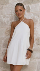 Alita Mini Dress - White