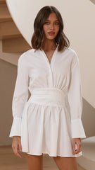Janessa Mini Dress - White