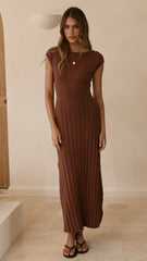 Marni Maxi Dress - Chocolate