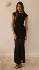 Delara Maxi Dress - Black