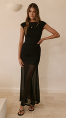 Delara Maxi Dress - Black
