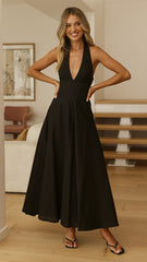 Skye Maxi Dress - Black