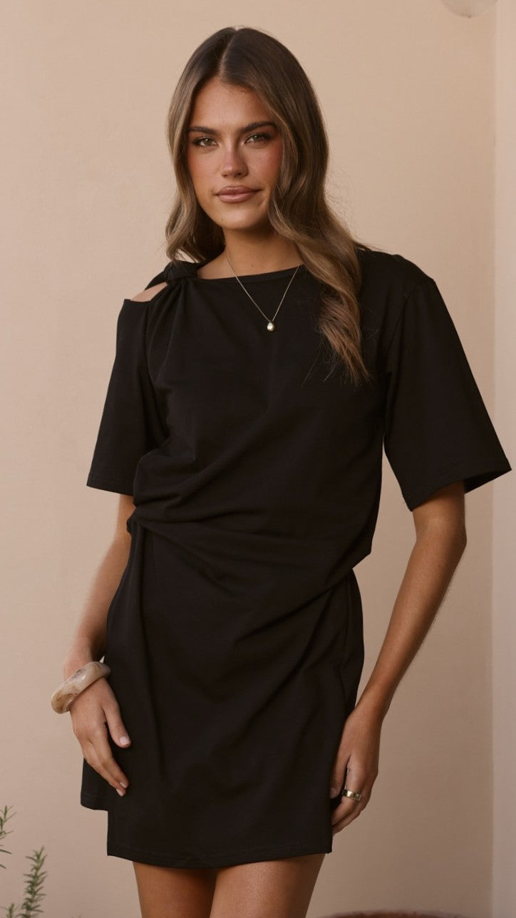 Nula Mini Dress - Black