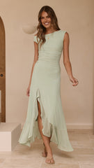 Sareiah Maxi Dress - Sage