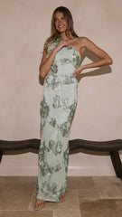 Darlee Maxi Dress - Sage Floral