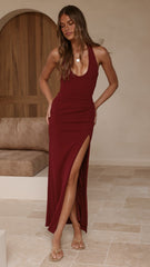 Jessica Maxi Dress - Wine
