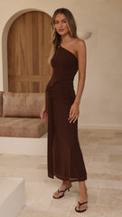 Kourt Maxi Dress - Chocolate