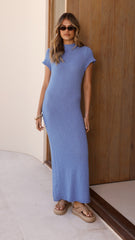 Valise Maxi Dress - Blue
