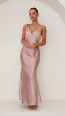 Sofia Maxi Dress - Dusty Pink