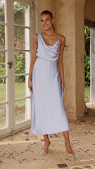 Audrey Maxi Dress - Blue Bell