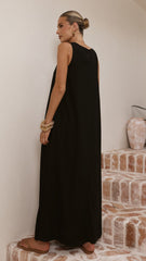 Mylah Maxi Dress - Black