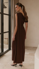 Delilah Maxi Dress - Chocolate