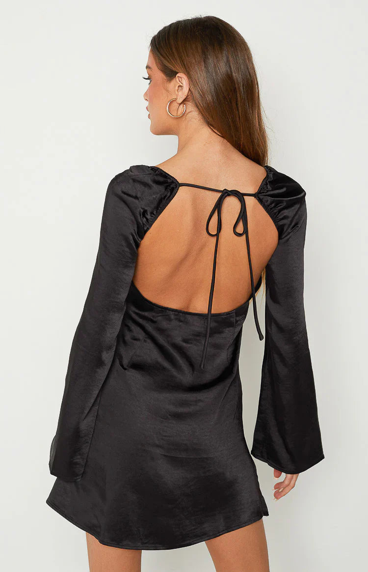 Marienne Black Mini Dress