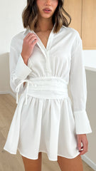 Janessa Mini Dress - White