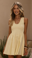 Amira Mini Dress - Yellow