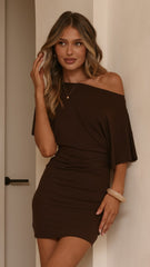 River Mini Dress - Chocolate
