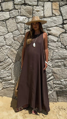 Darcy Maxi Dress - Chocolate