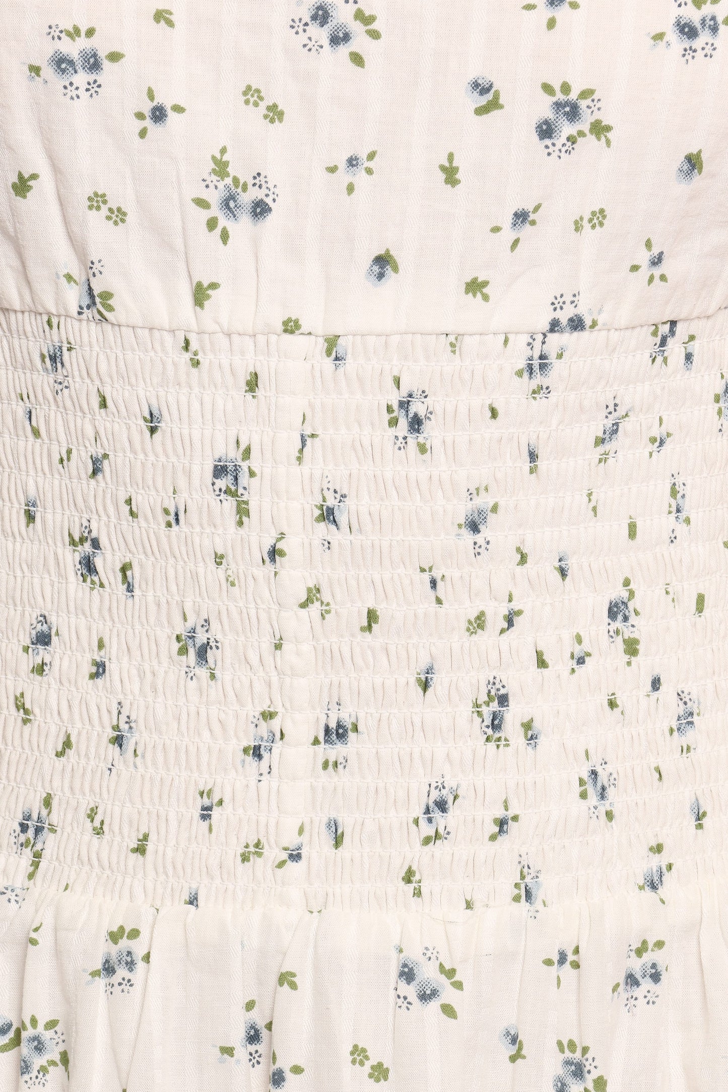 Leticia Midi Dress - Blue Ditsy Floral
